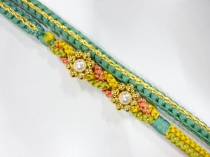 正絹　振袖用　手組帯締め